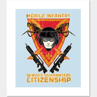 Mobile Infantry Crest Posters and Art